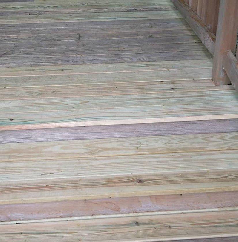 deck repair service example